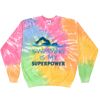 Crew Neck Fleece Tie Dye Thumbnail