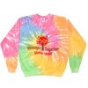Crew Neck Fleece Tie Dye Thumbnail