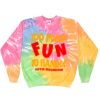 Crew Neck Fleece Tie Dye Thumbnail