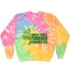 Crew Neck Fleece Tie Dye Thumbnail
