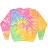 Crew Neck Fleece Tie Dye Thumbnail