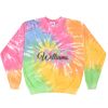 Crew Neck Fleece Tie Dye Thumbnail