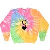 Crew Neck Fleece Tie Dye Thumbnail