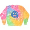 Crew Neck Fleece Tie Dye Thumbnail