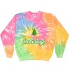 Crew Neck Fleece Tie Dye Thumbnail