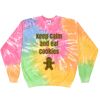 Crew Neck Fleece Tie Dye Thumbnail